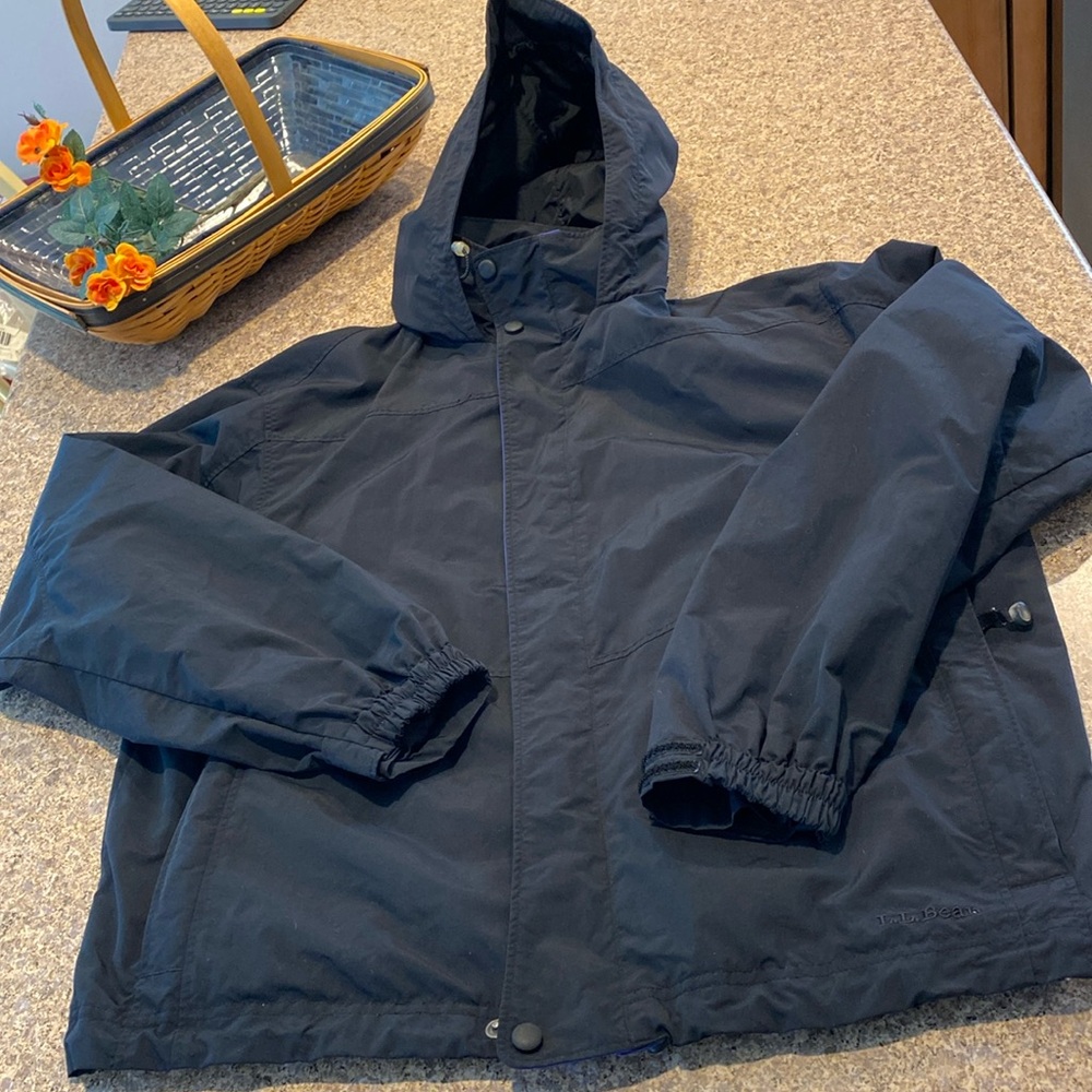 L.L. Bean Men’s Black Nylon Shell Jacket Large (Shell Only)